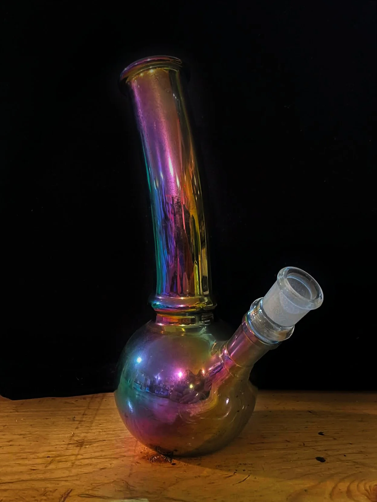 Rainbow Glass Bubble Bong