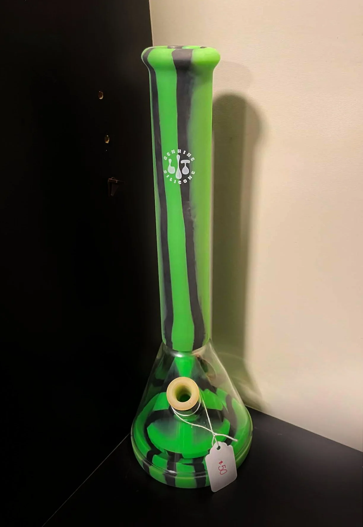 Green Silicone Beaker Bong