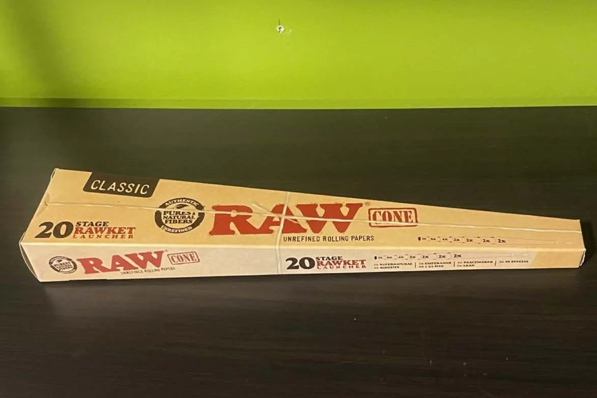 RAW Stage Rawket Pre-Rolled Cones (20 Pack)