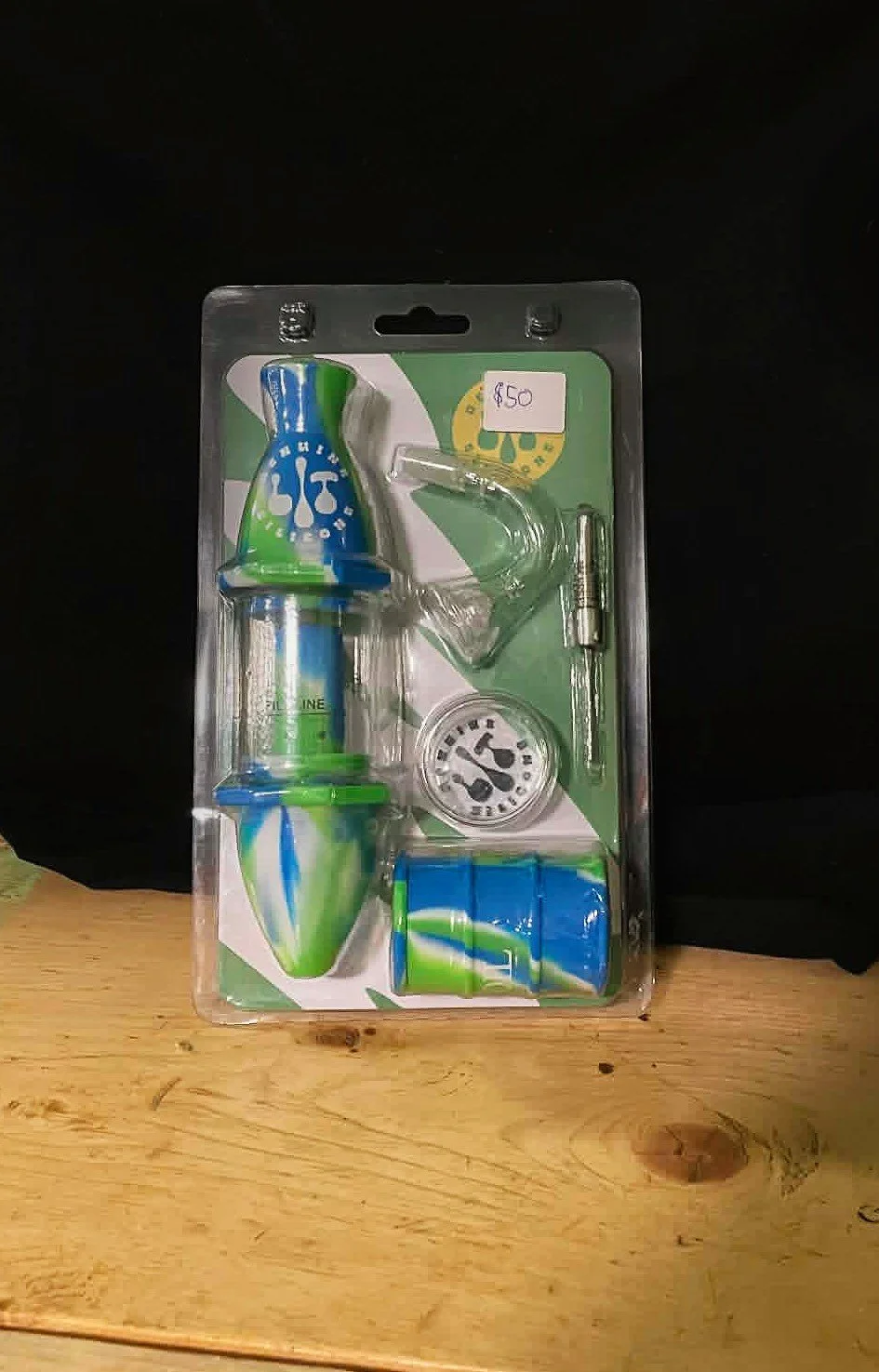Silicone Nectar Collector Kit – Blue/Green