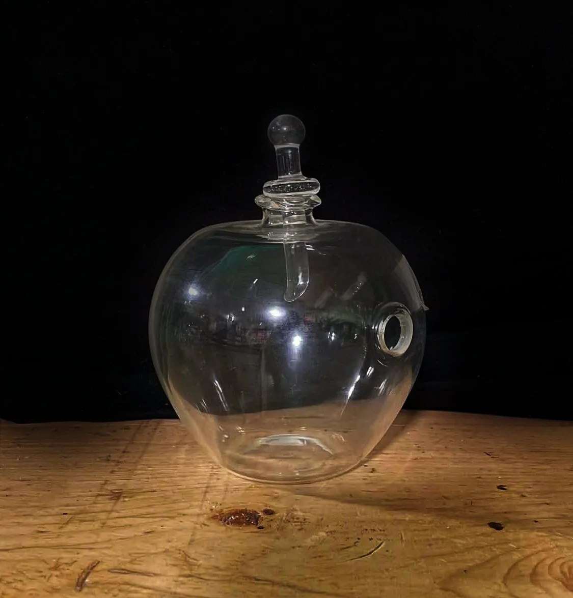 Large Glass Hash Apple