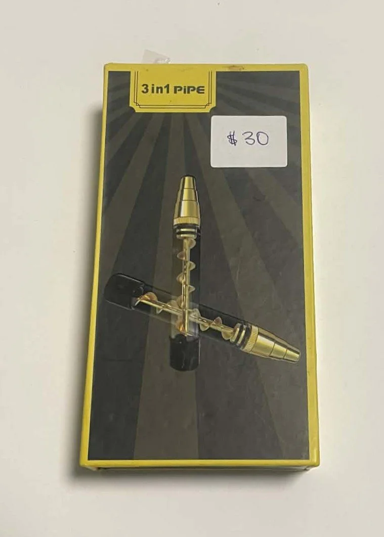 3-in-1 Glass Blunt Pipe