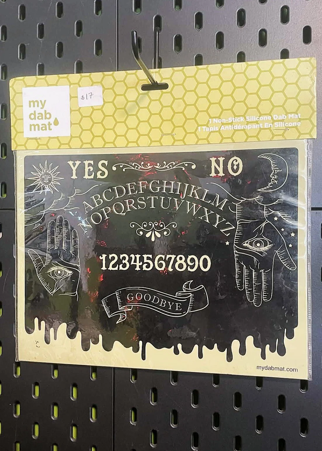 Ouija Board Silicone Dab Mat