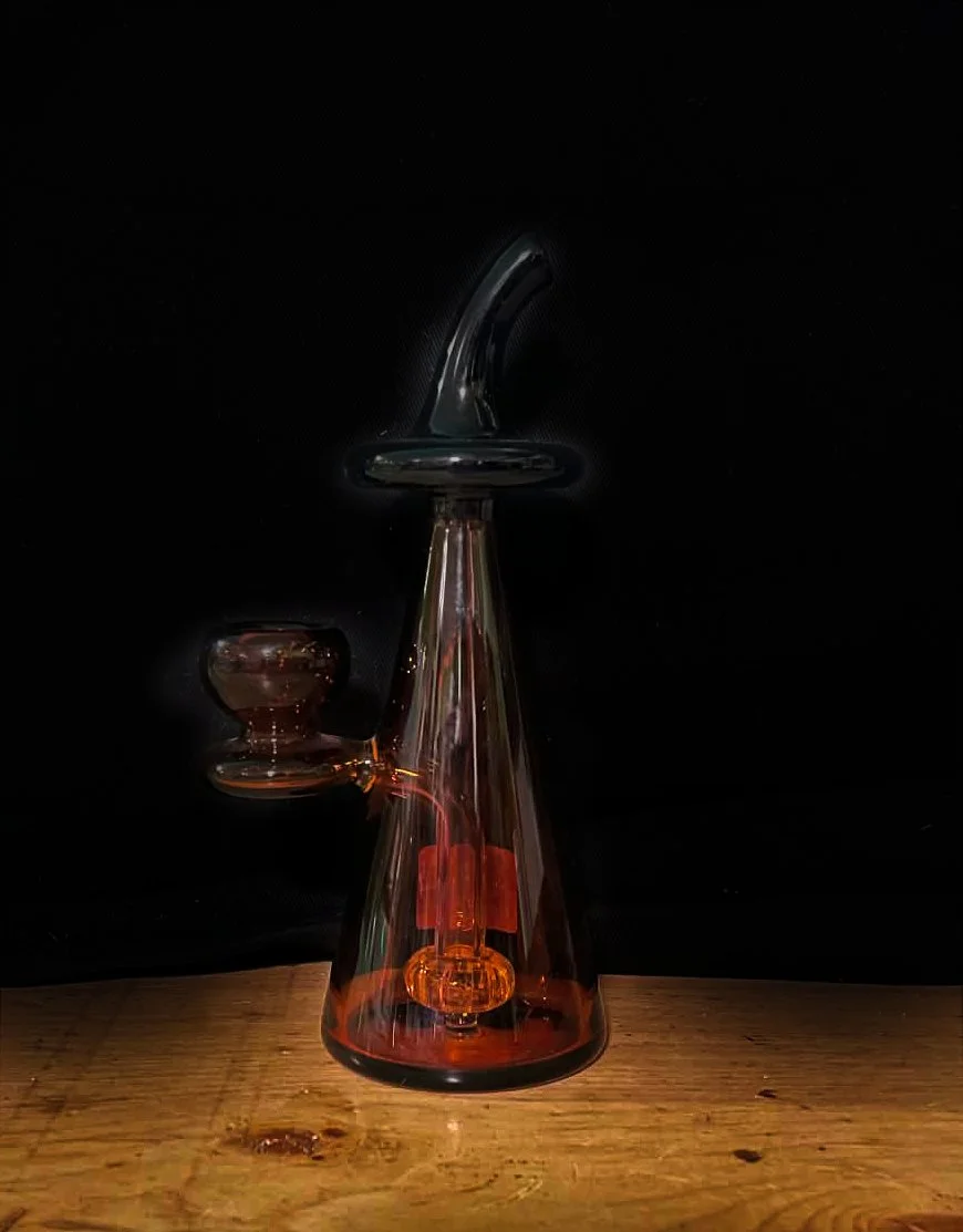 Cone Chamber Percolator Bong - Witch