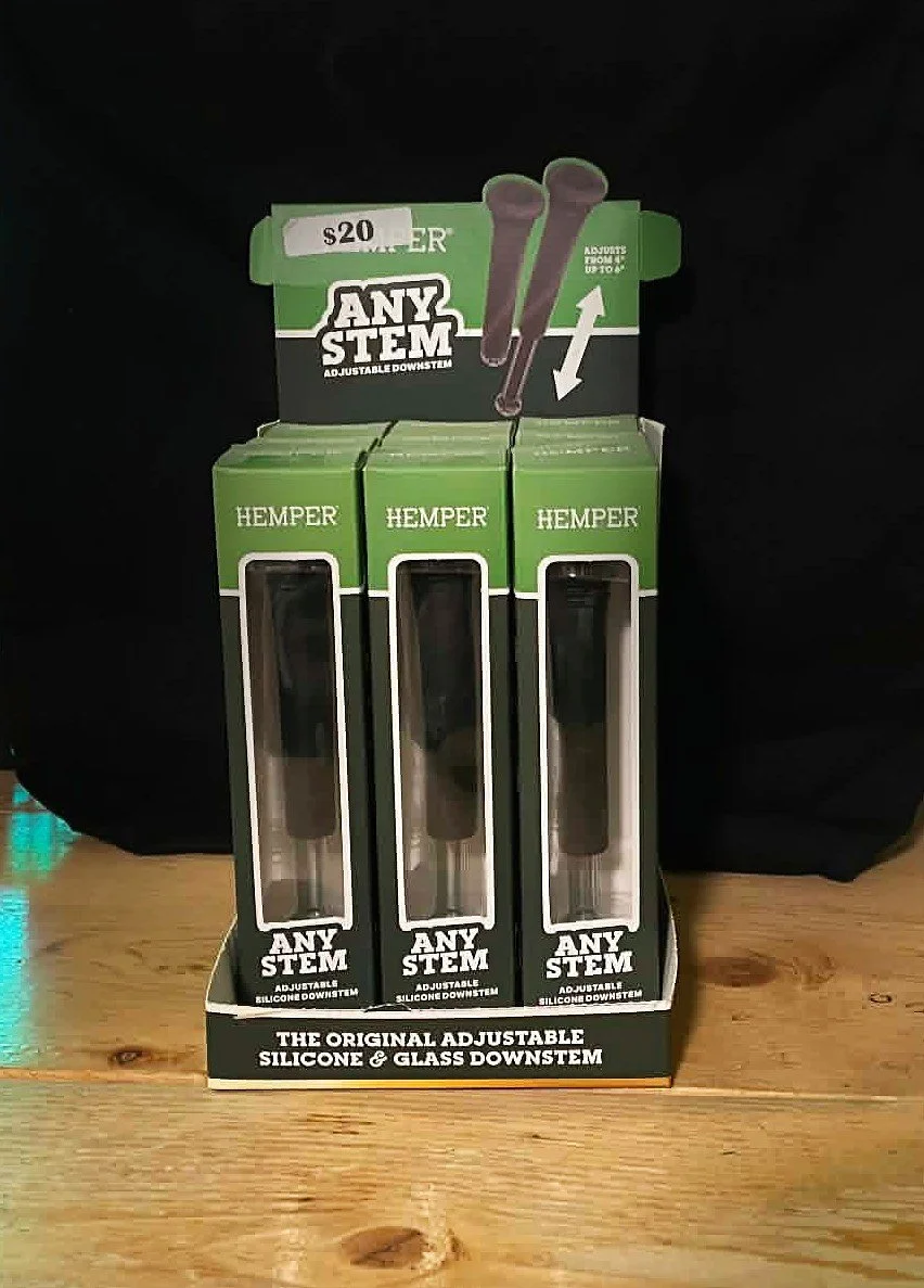 HEMPER Any Stem Adjustable Silicone & Glass Downstem