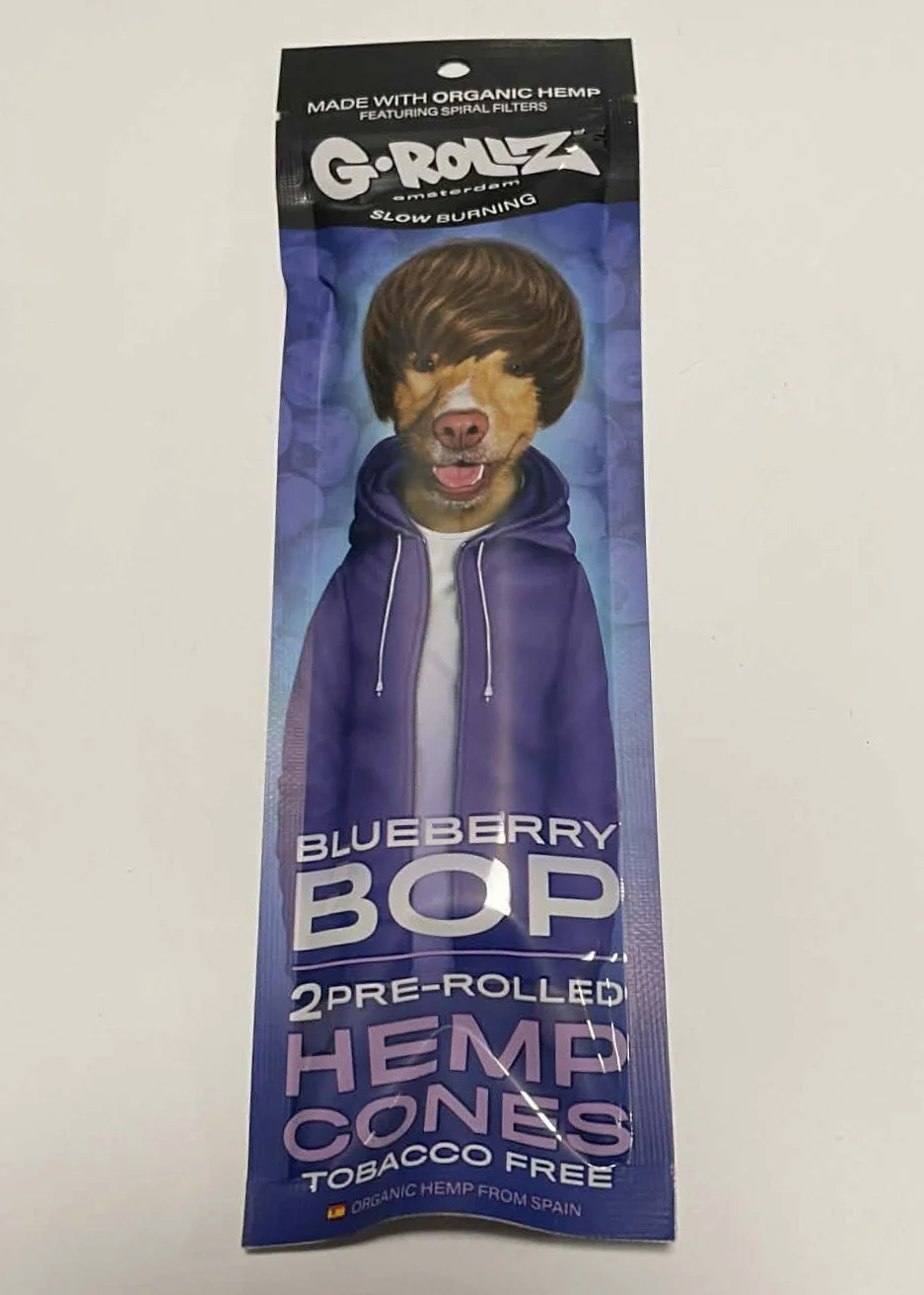G-Rollz Pre-Rolled Hemp Cones – Blueberry Bop (2 Pack)