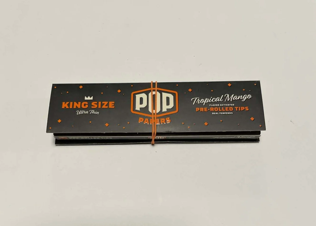 POP Papers + Pre-Rolled Tips – Tropical Mango (King Size)