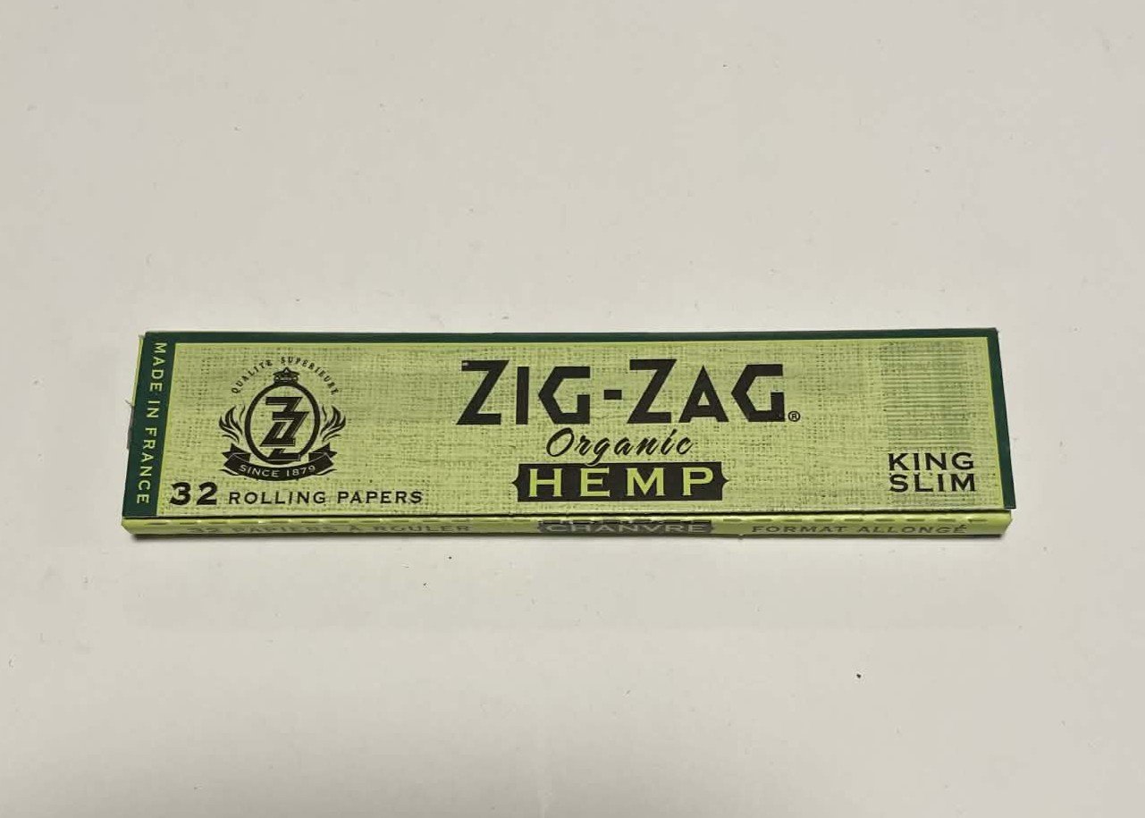 Zig-Zag Organic Hemp Rolling Papers (King Size Slim)