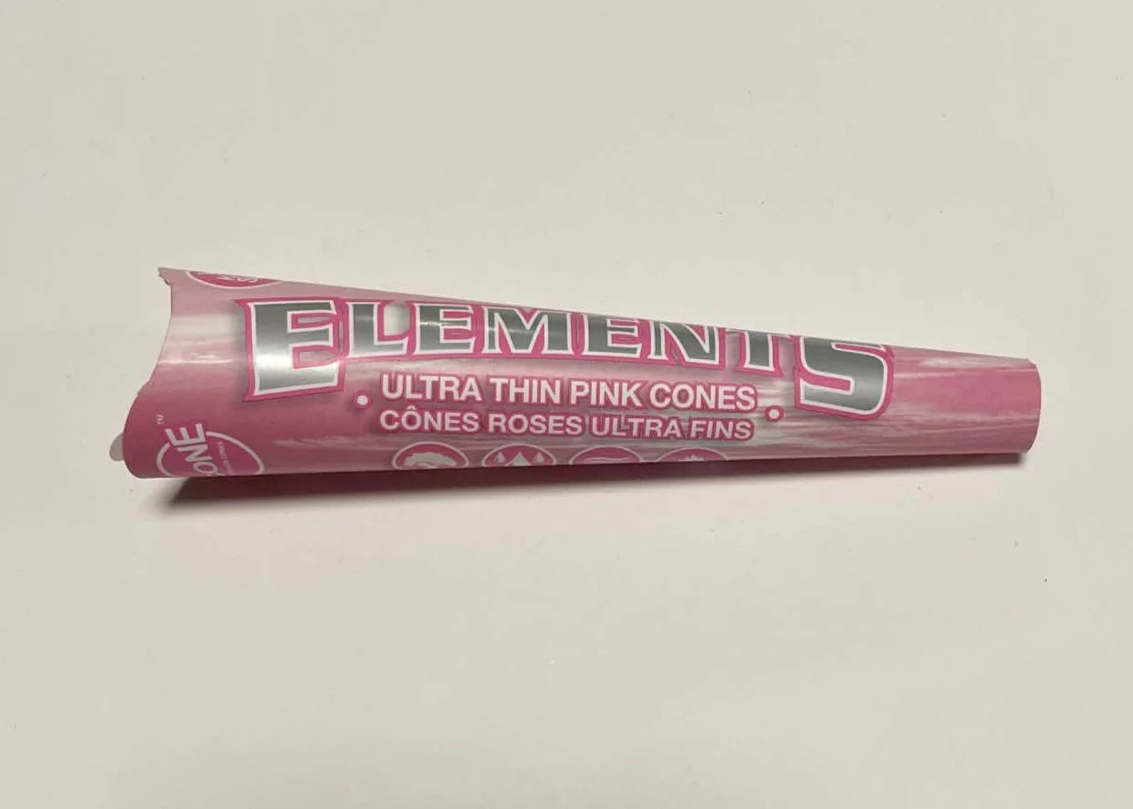 Elements Ultra Thin Pink Pre-Rolled Cone