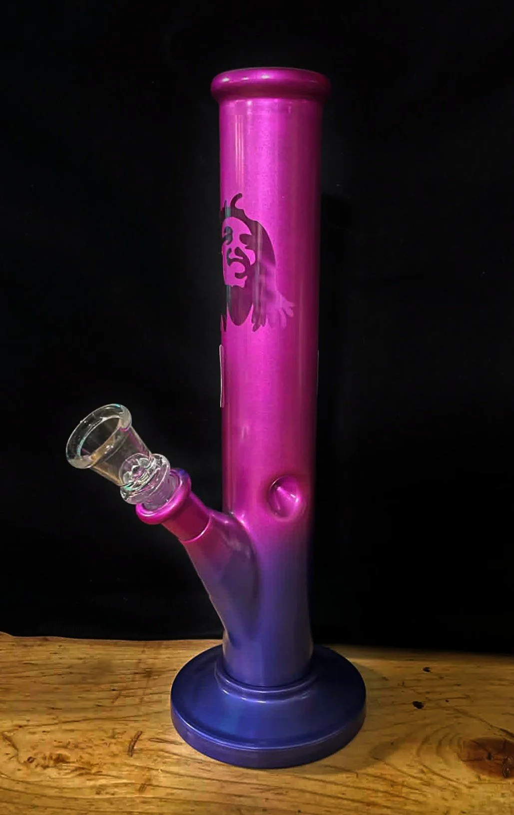 jammin twin tone glass 12in. pink purp.jpg