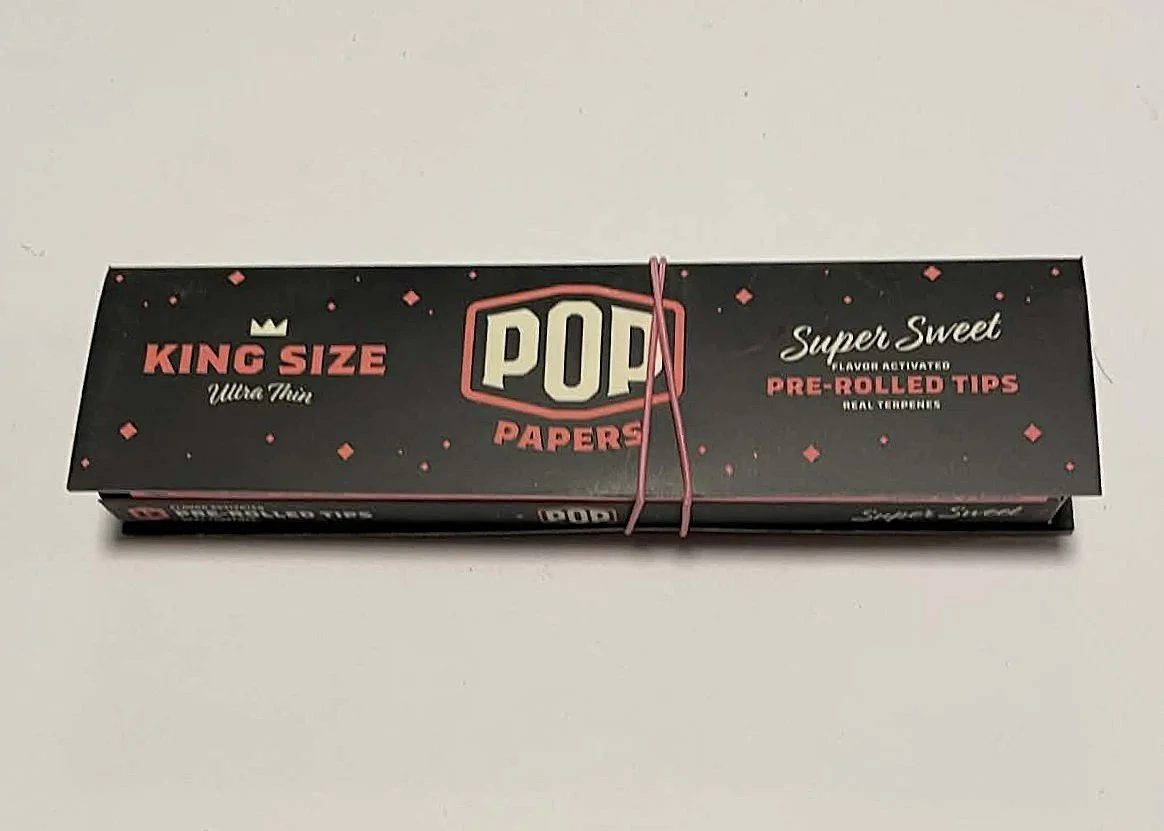 POP Papers + Pre-Rolled Tips – Super Sweet (King Size)