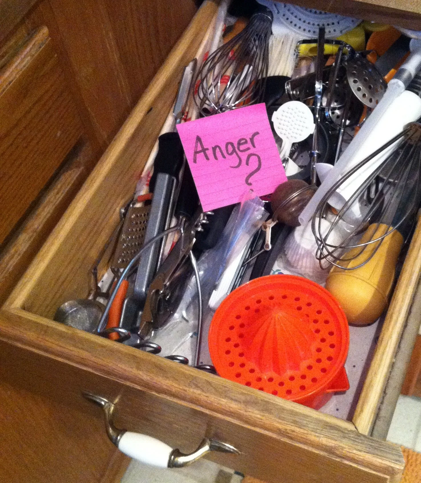 Where do I put my anger