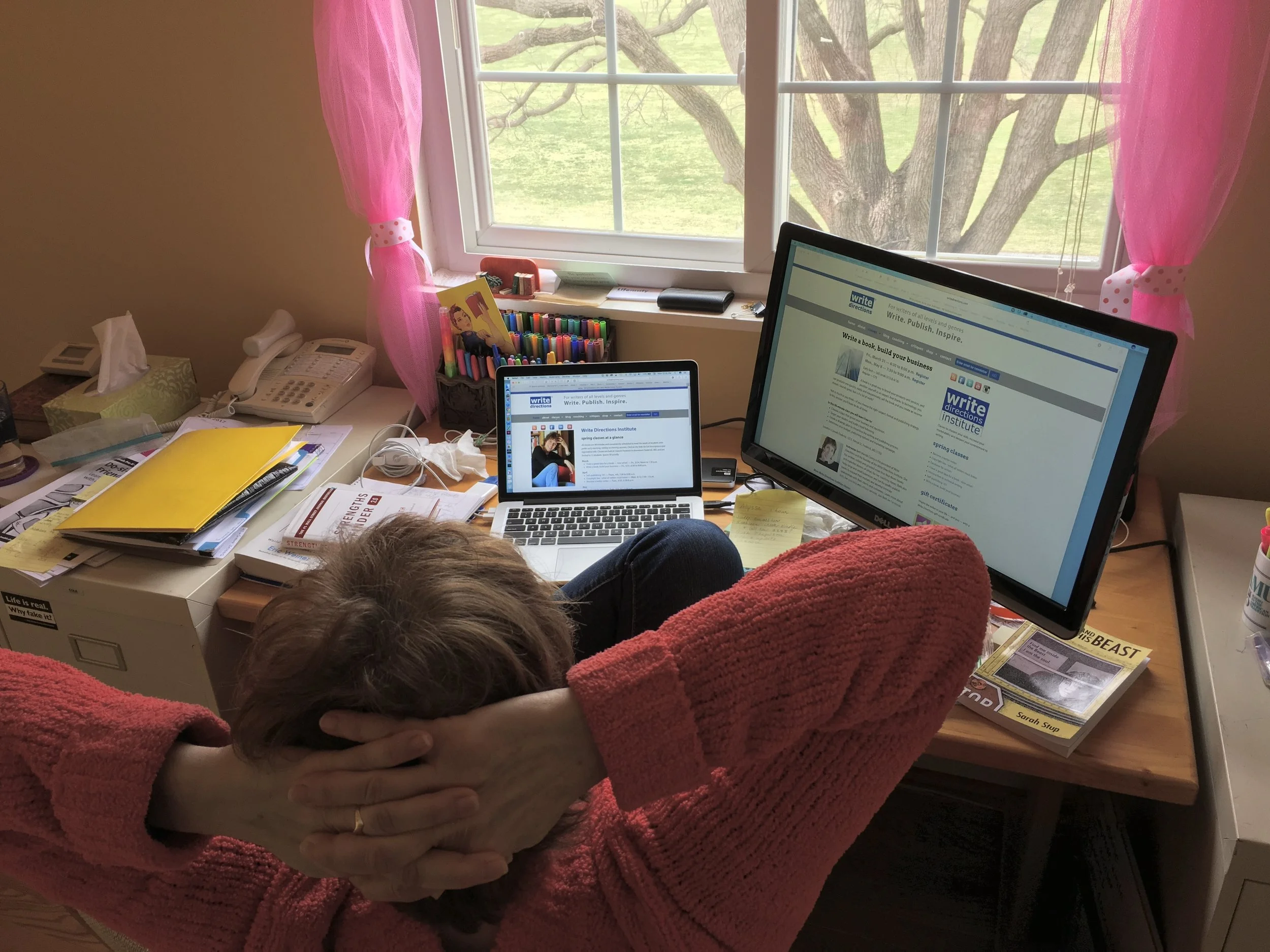 Create a writing space of your own