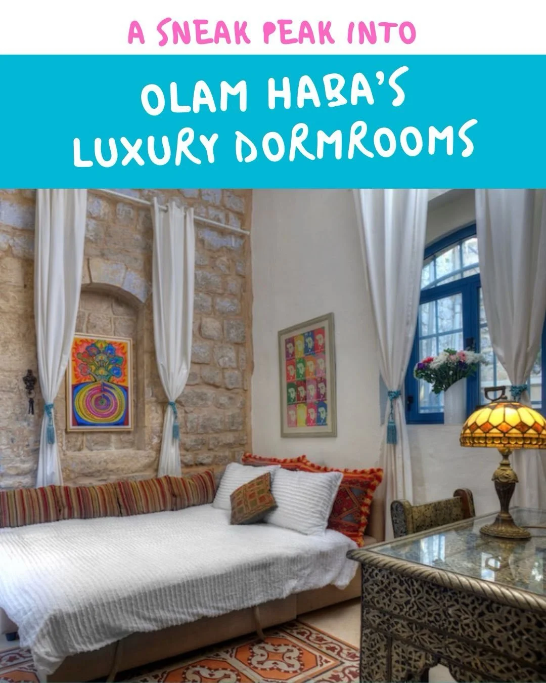 Sneak peak of the dorms while we get the space ready for the first week of school.

#learnkabbalah #kabbalah #tzfat #retreat