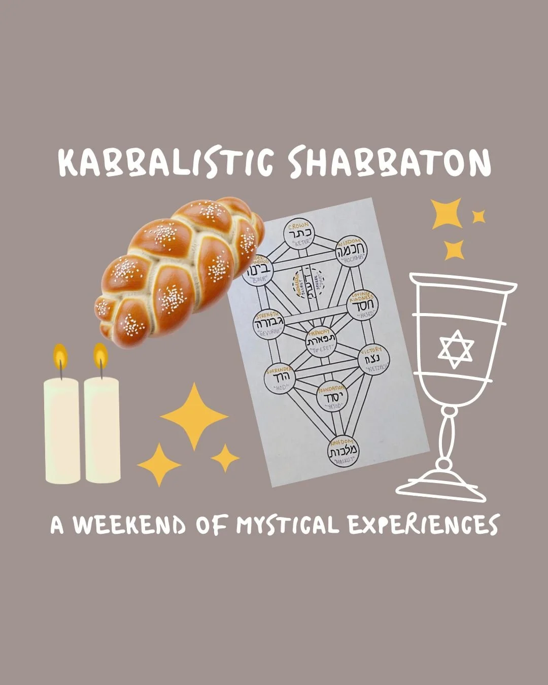Kabbalistic Shabbaton: 3 days, May 28- 30th (women)