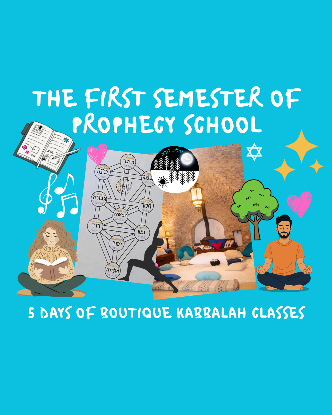 The First Semester of Prophecy School: 5 days, Aug 30-Sep 3 (co-ed)