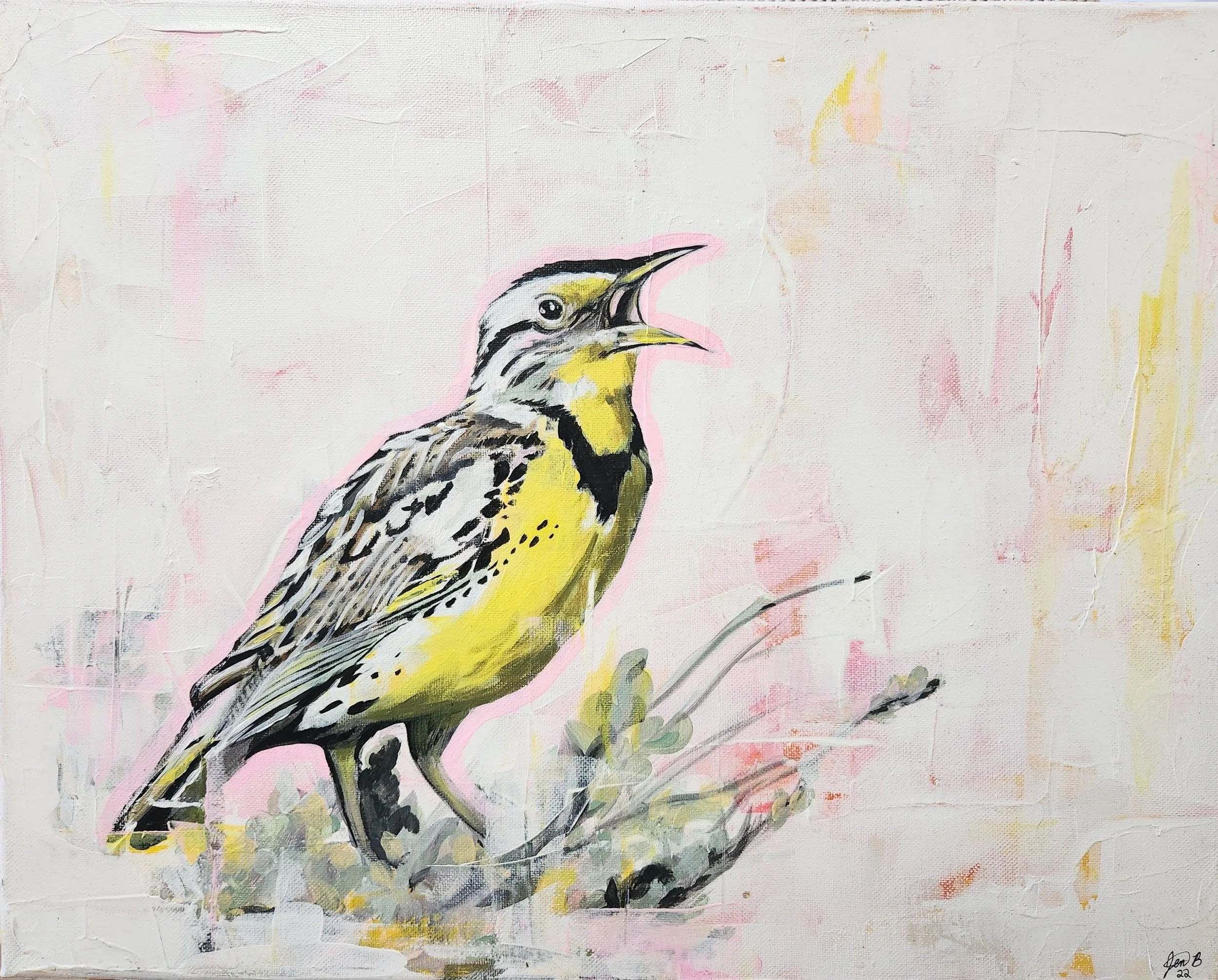 Meadowlark
16 x 20 Acrylic on Canvas
2022
Sold