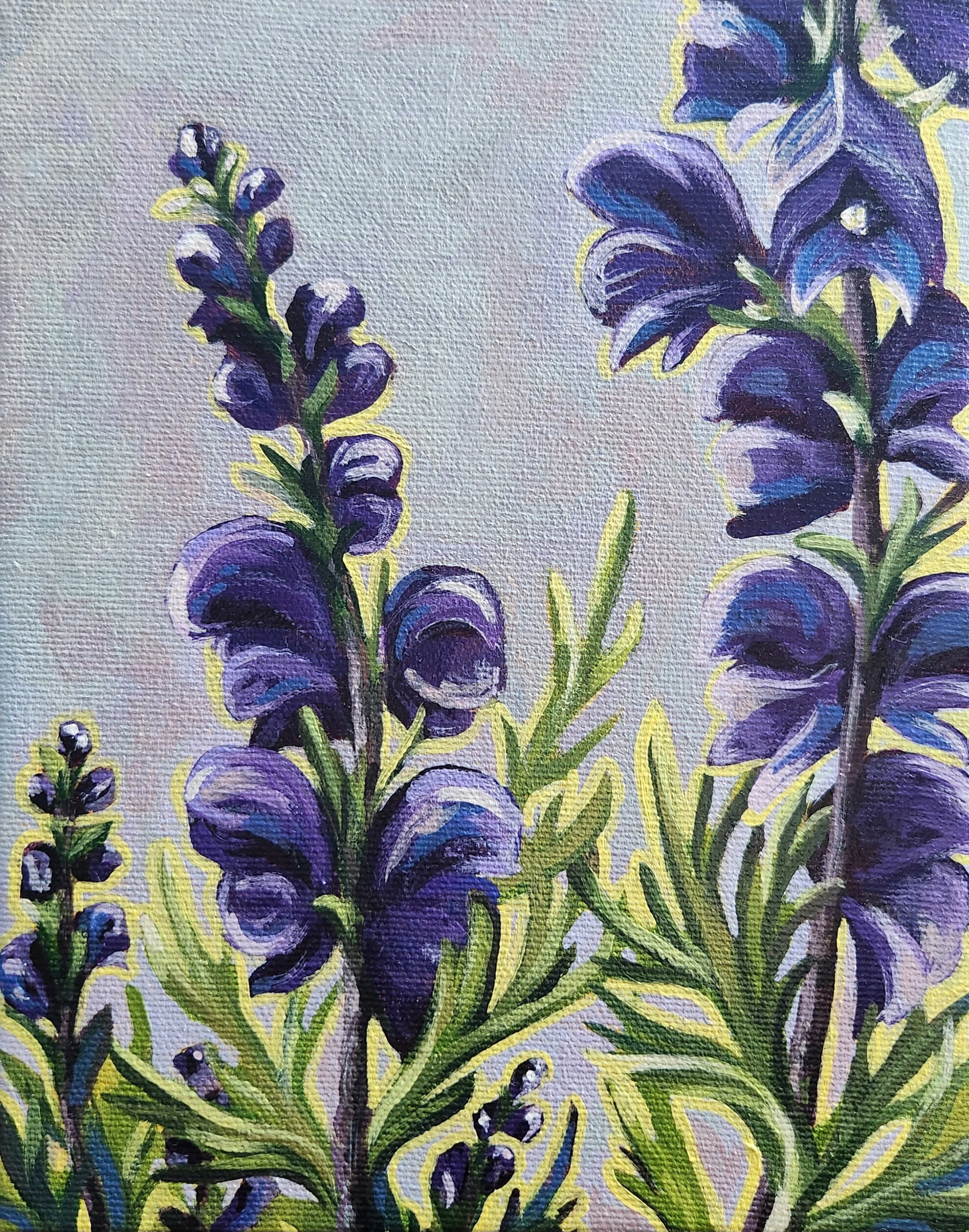 Monkshood
6 x 8 Acrylic on Canvas
2024