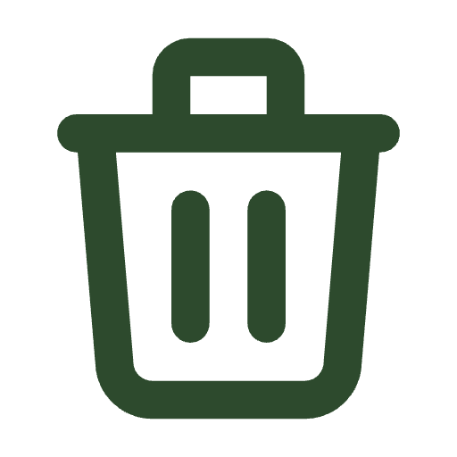 Trash can icon
