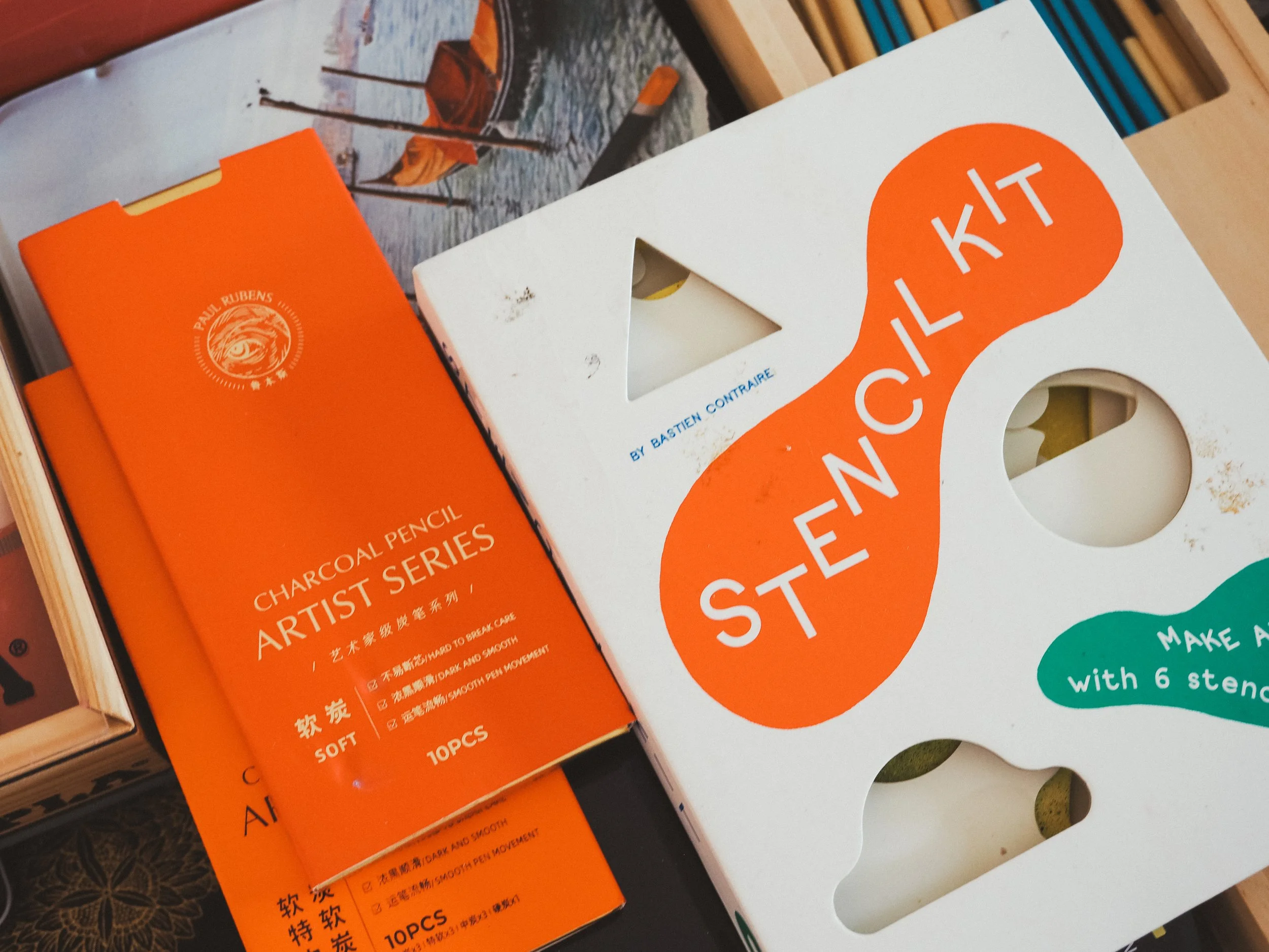 Stencils and Pencils
