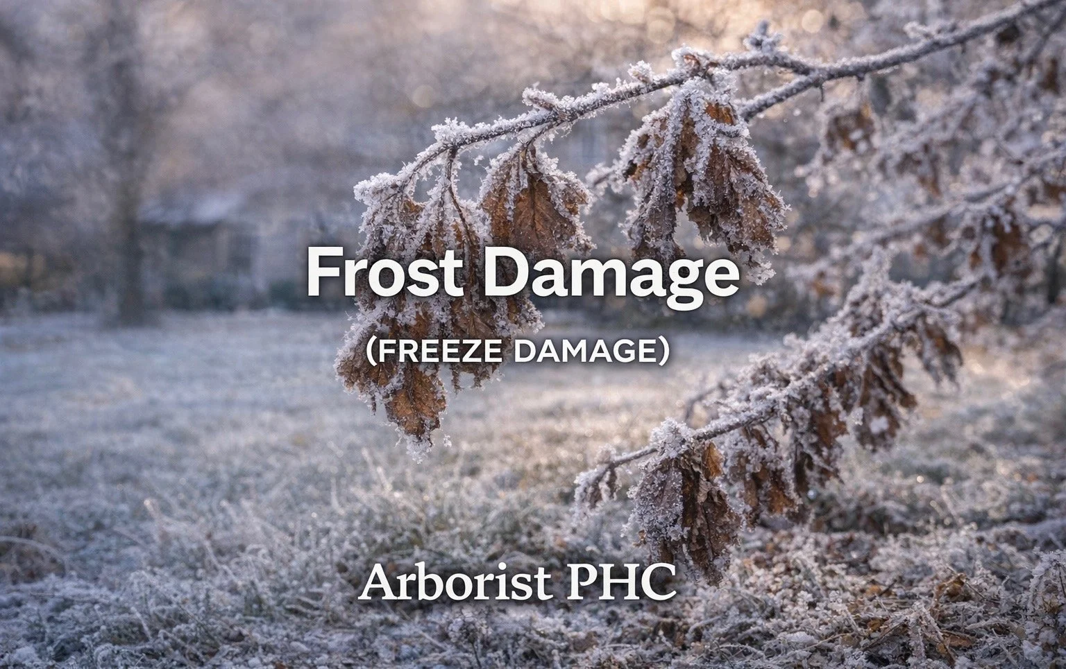 Frost Damage on Trees in Keller, TX