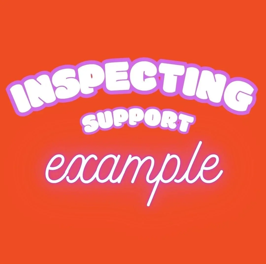 inspecting after the inspector