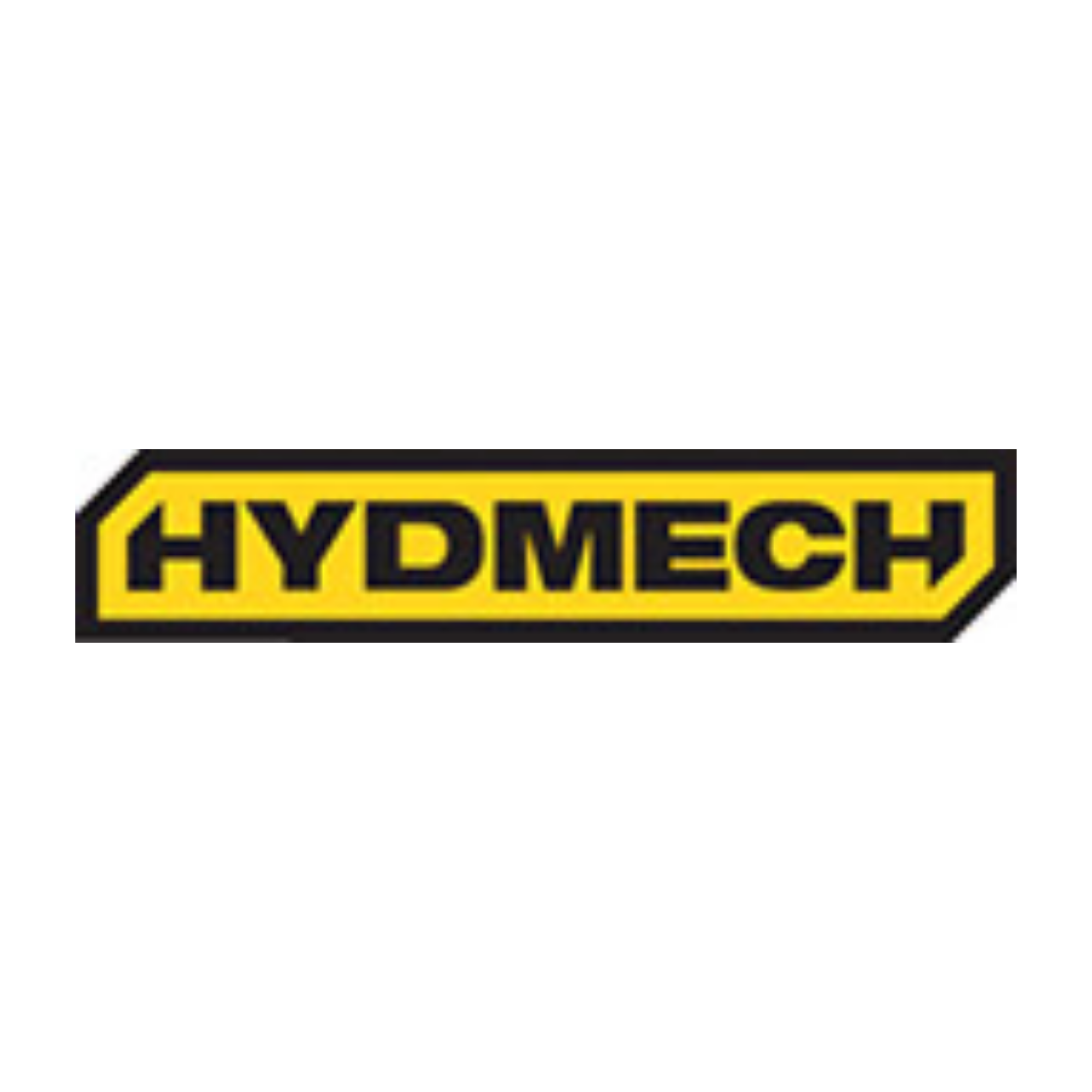 Close-up of a black and yellow HyperMESH logo sticker.
