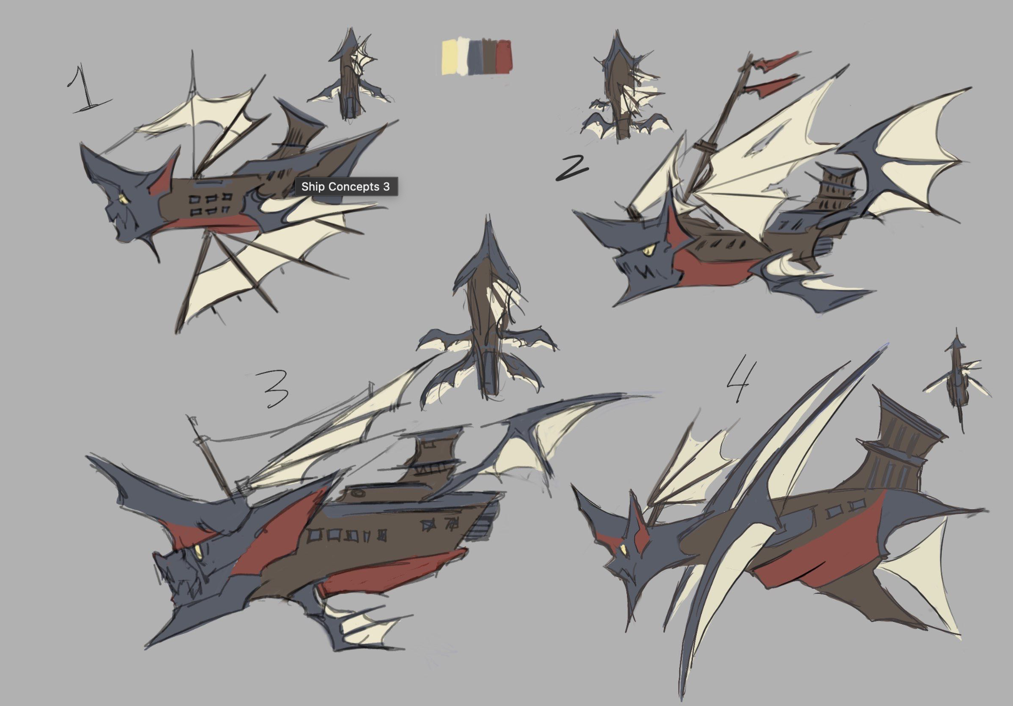 Concept of Abbadon's ship. 