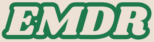 EMDR logo in green and white