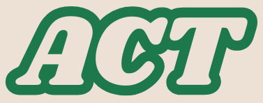 Green and white ACT logo