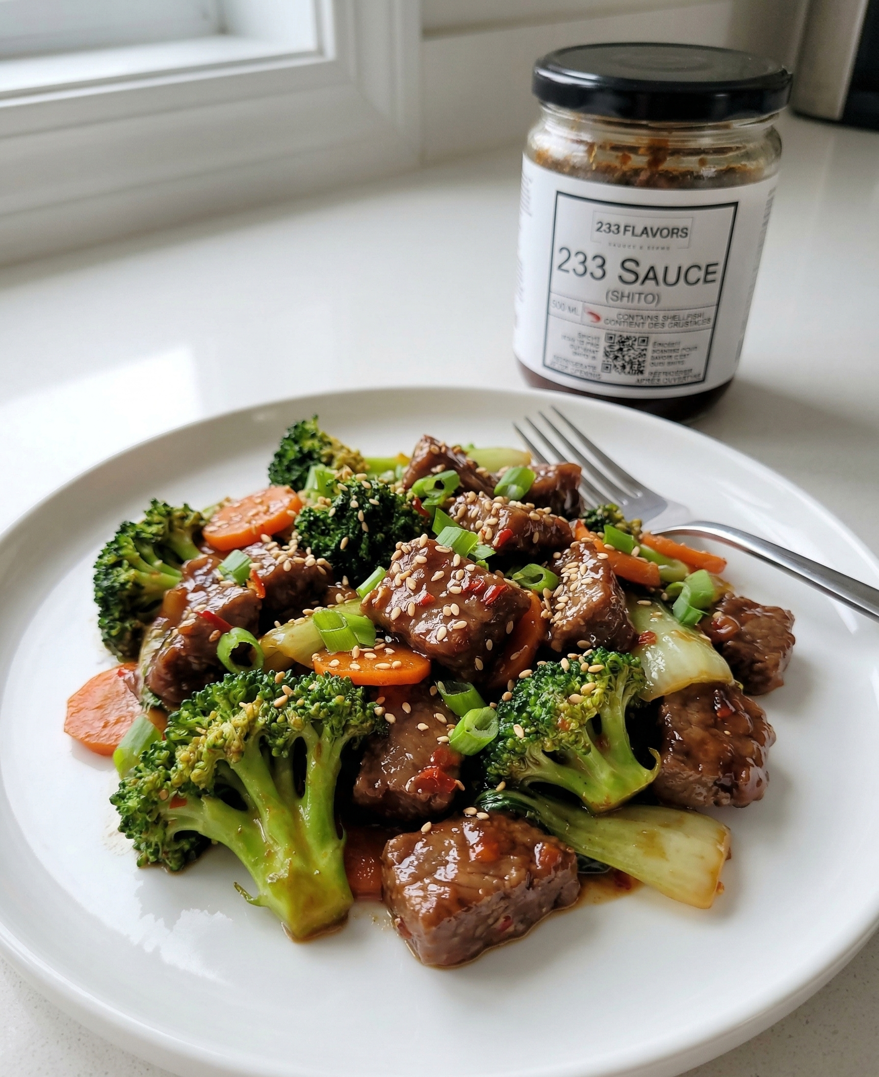 233 Sauce (Shito) Beef Stir Fry