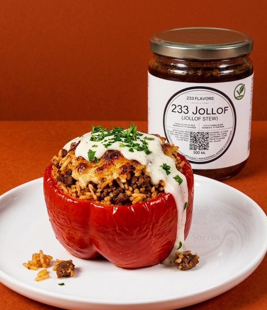 233 Jollof Stuffed Bell Peppers