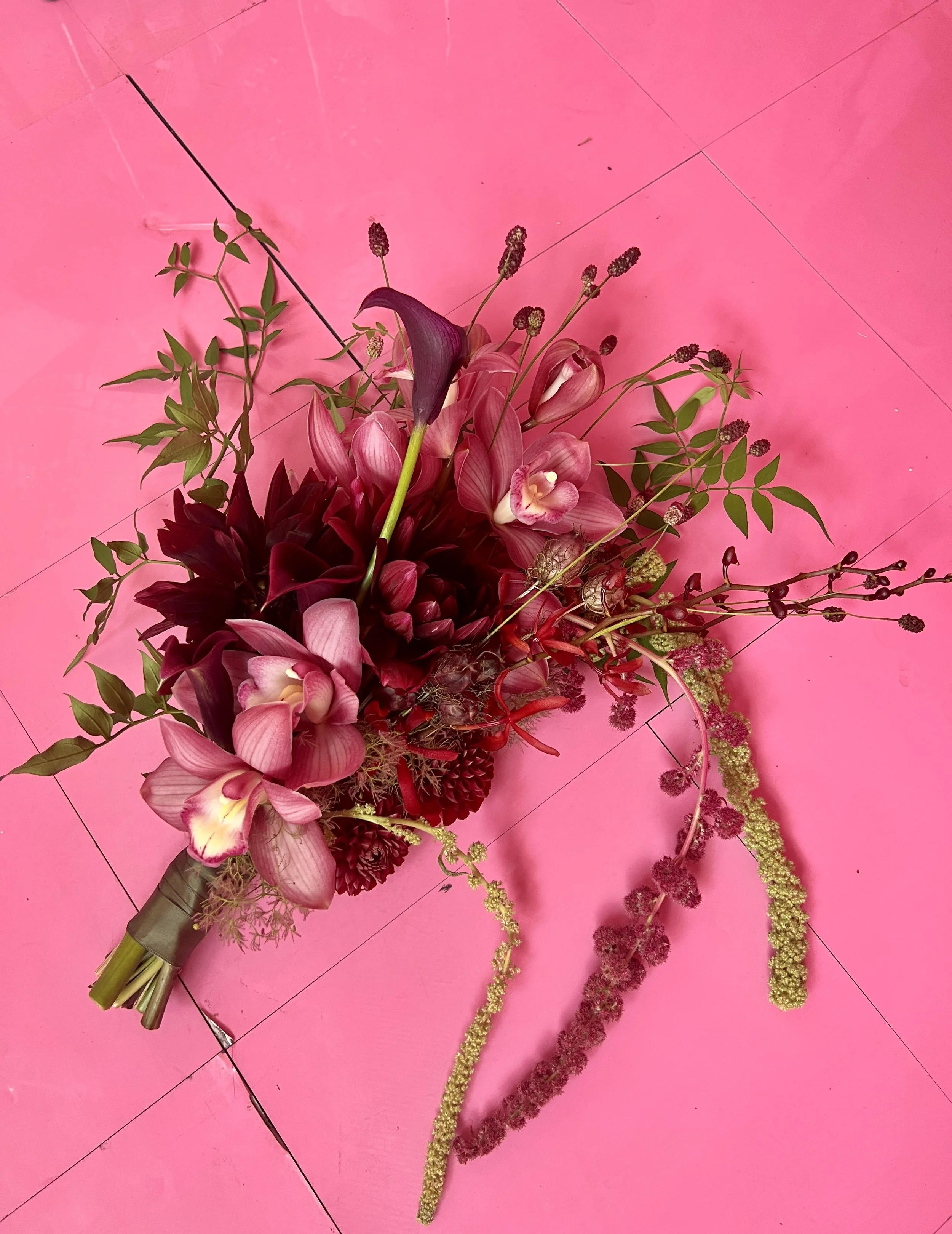Seasonal Wedding Bouquet for a London Summer Elopement