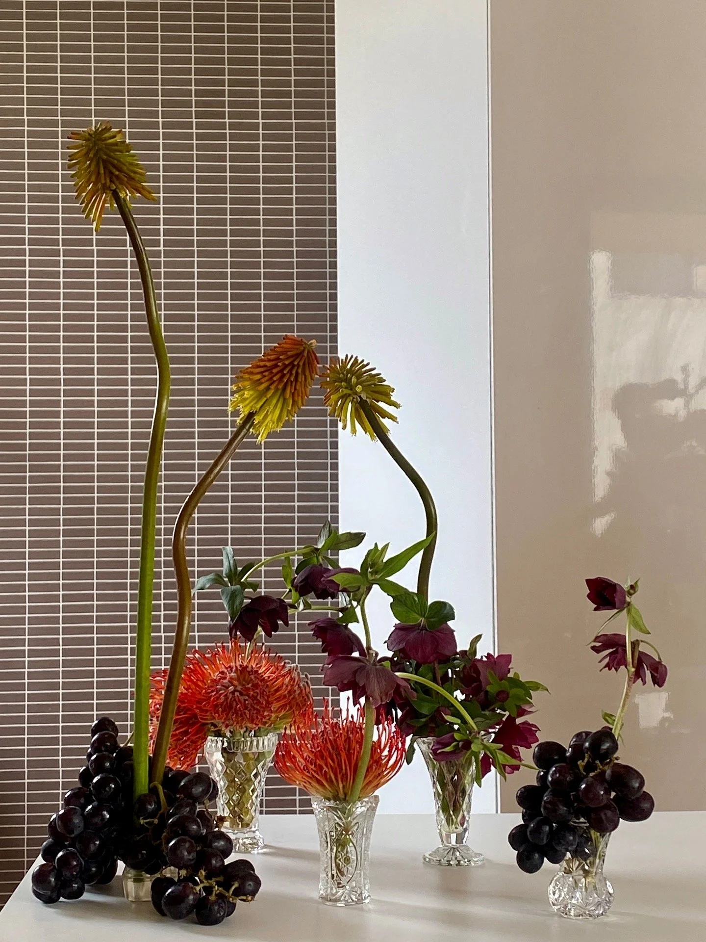 Seasonal Wedding Tablescape Table Flowers