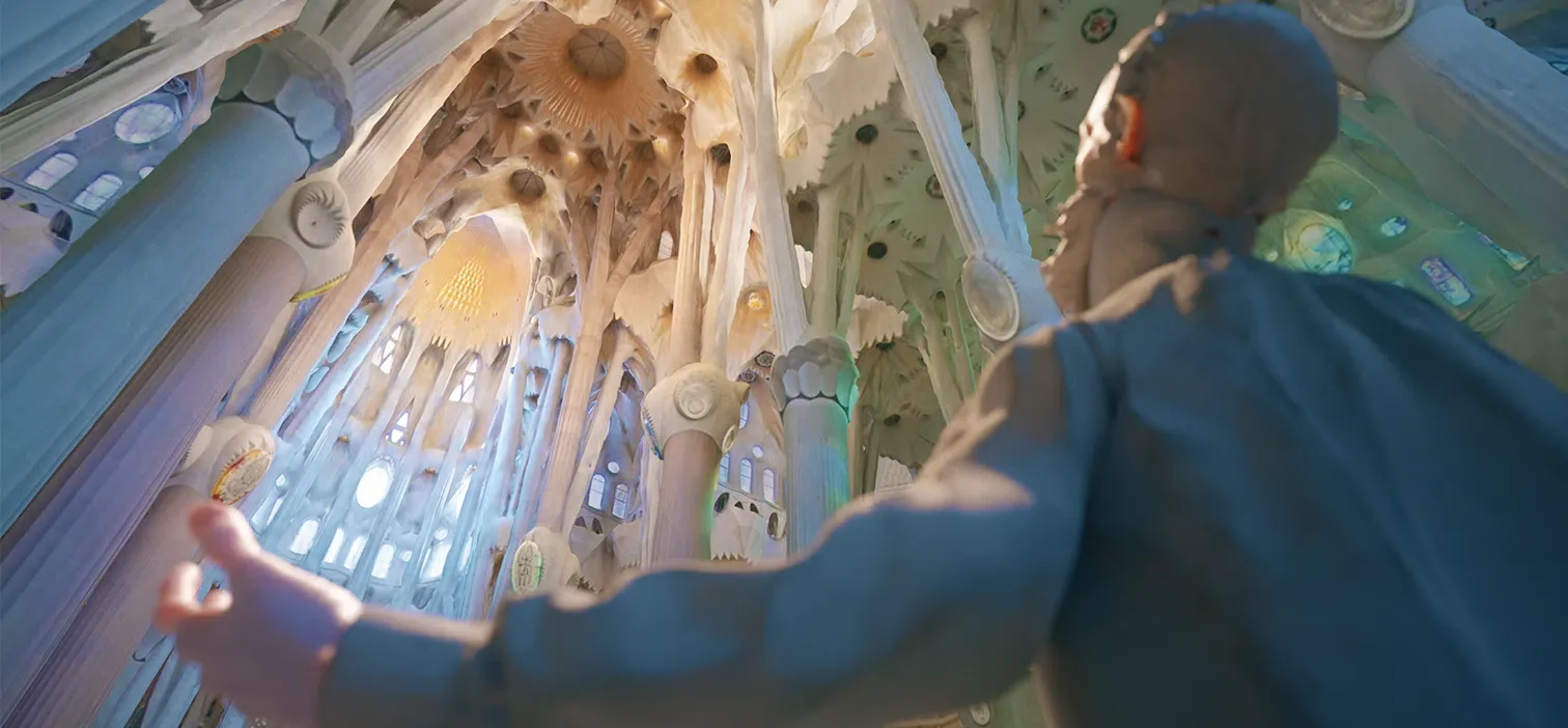 La catedral de barcelona presenta la experiencia de realidad aumentada “gaudí, l’atelier du divin”