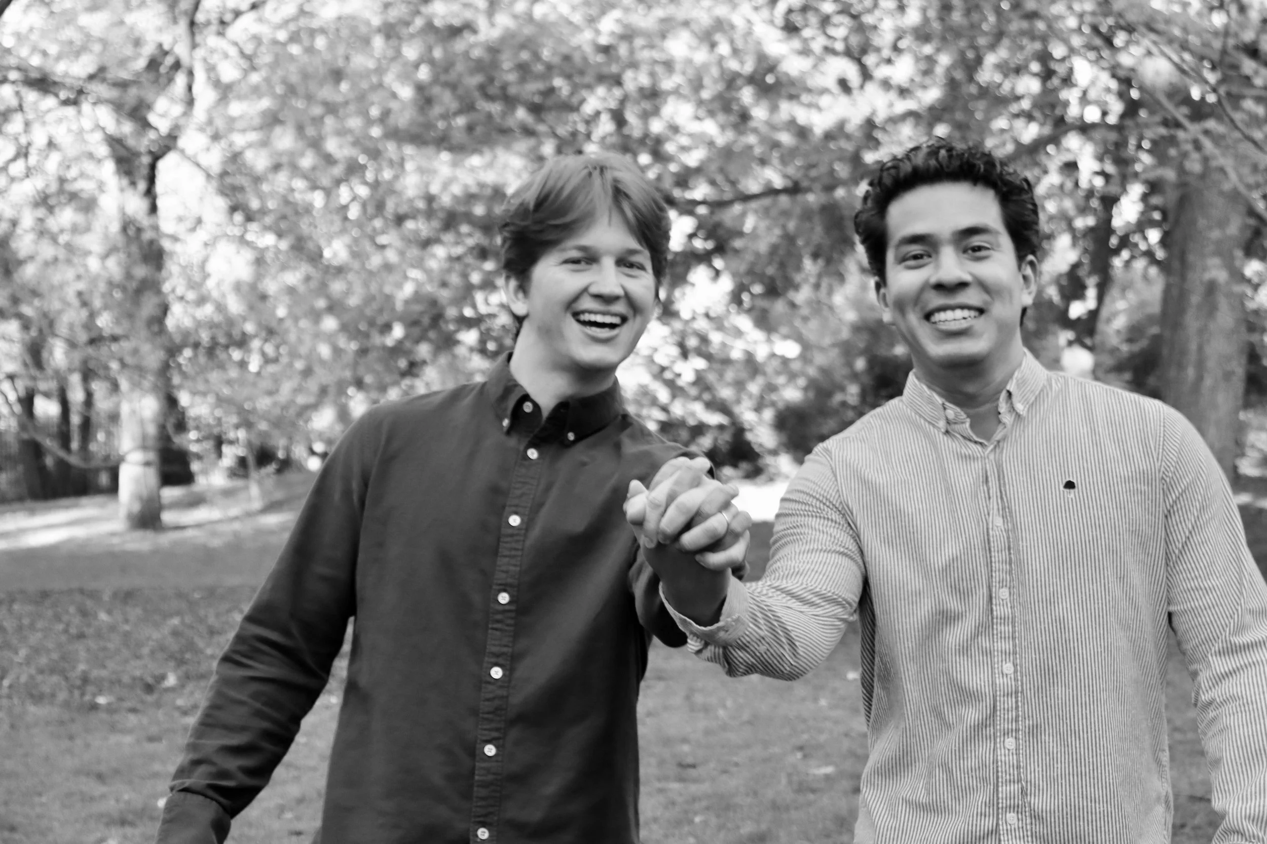 Jojo Rubnitz Photography Engagement photoshoot black and white LGBTQIA.JPG