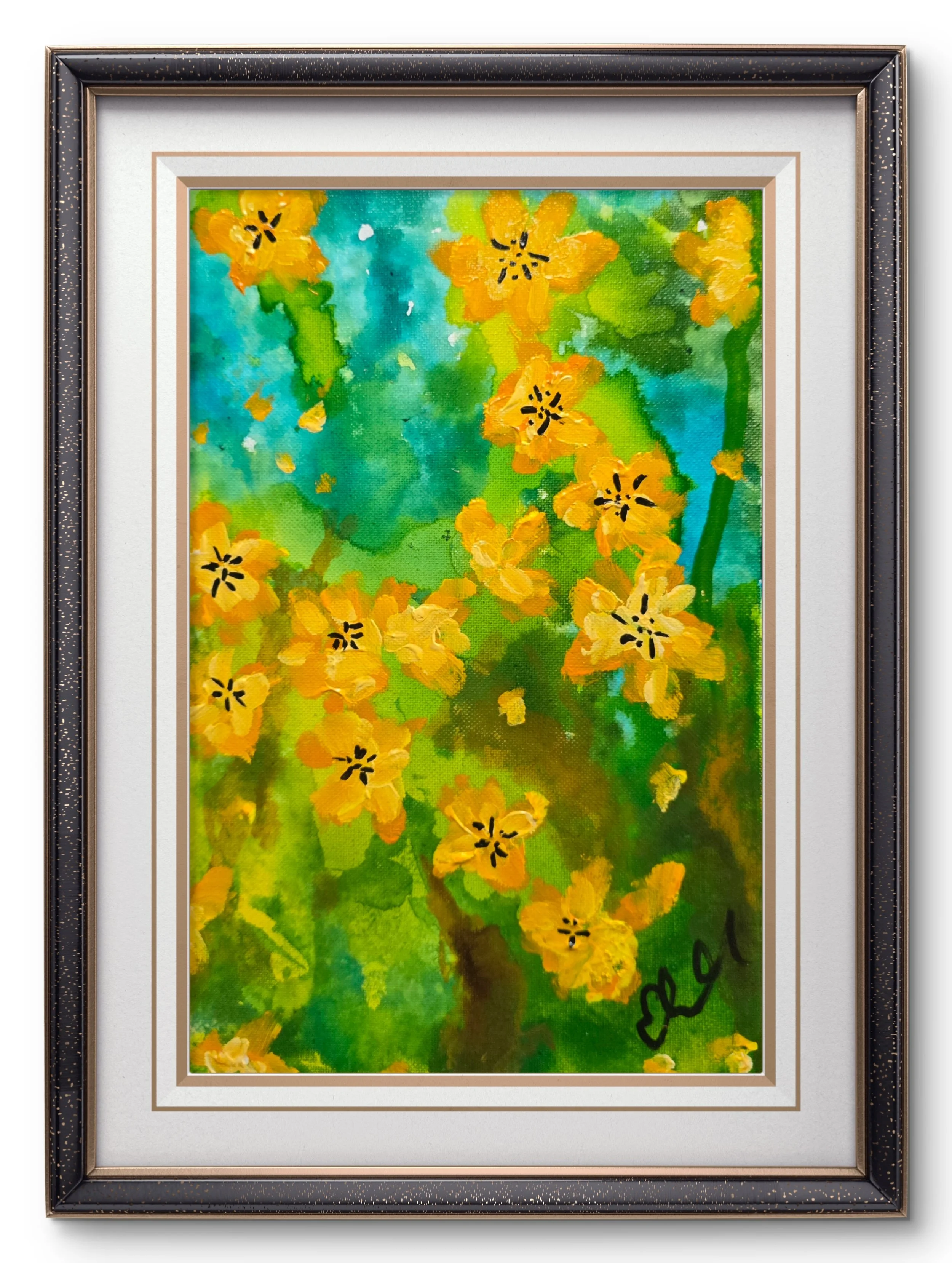 Yellow daze
Size A3
Acrylic ink and acrylic paint
200gsm cotton paper 