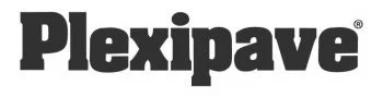 Plexipave logo in black text.