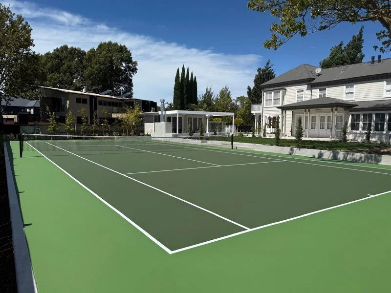 Residential tennis court project