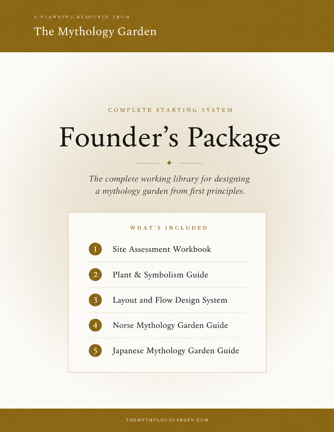 Founder's Package