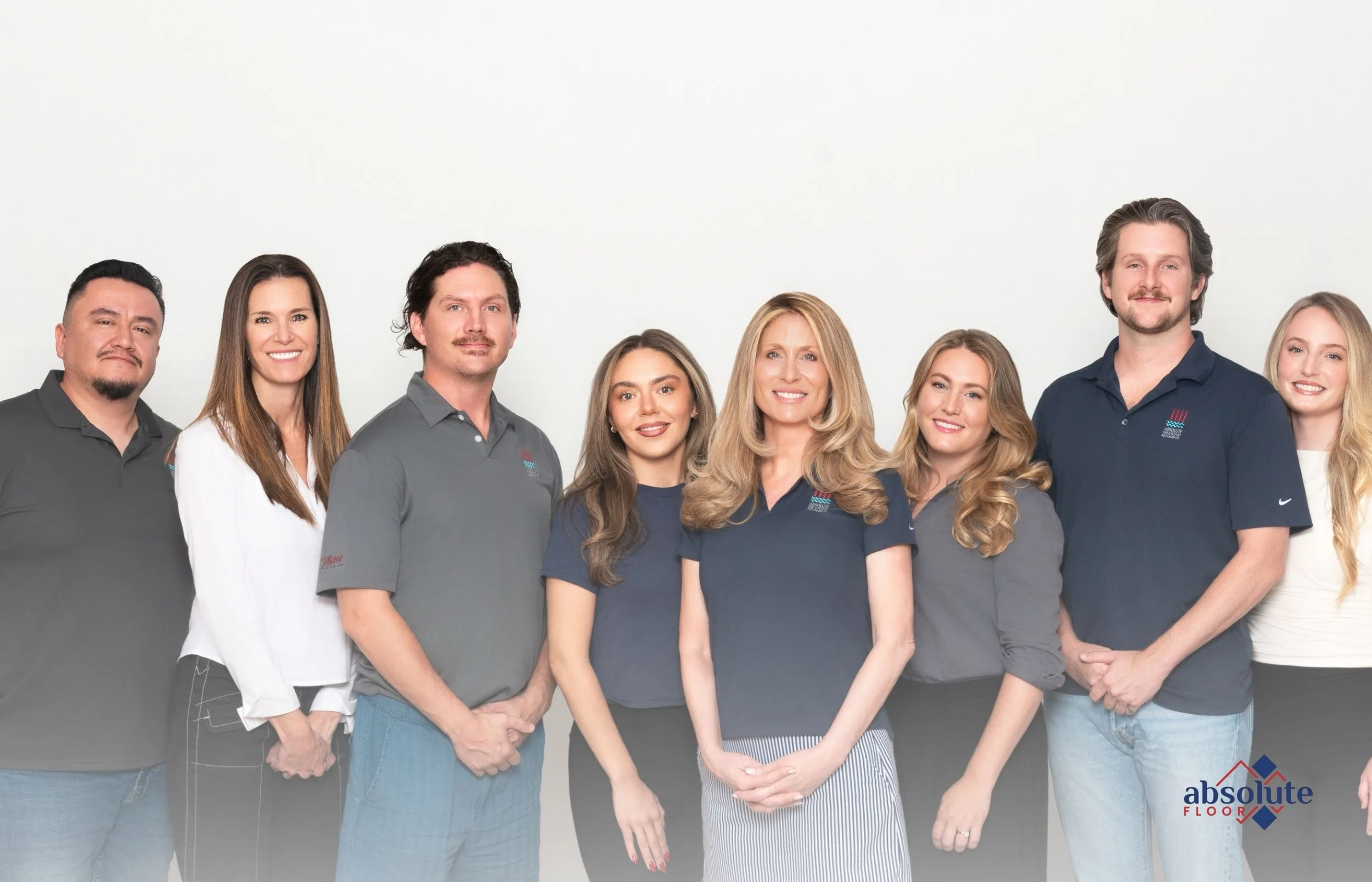 The people behind the floors.

From helping you choose the right materials to making sure every detail comes together, it takes a great team to create a great finished space.

We&rsquo;re proud of the people behind Absolute Floor &mdash; and we clean