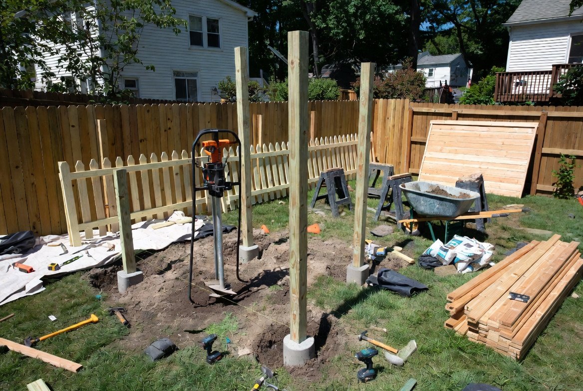 An outside renovation job that Mike could do