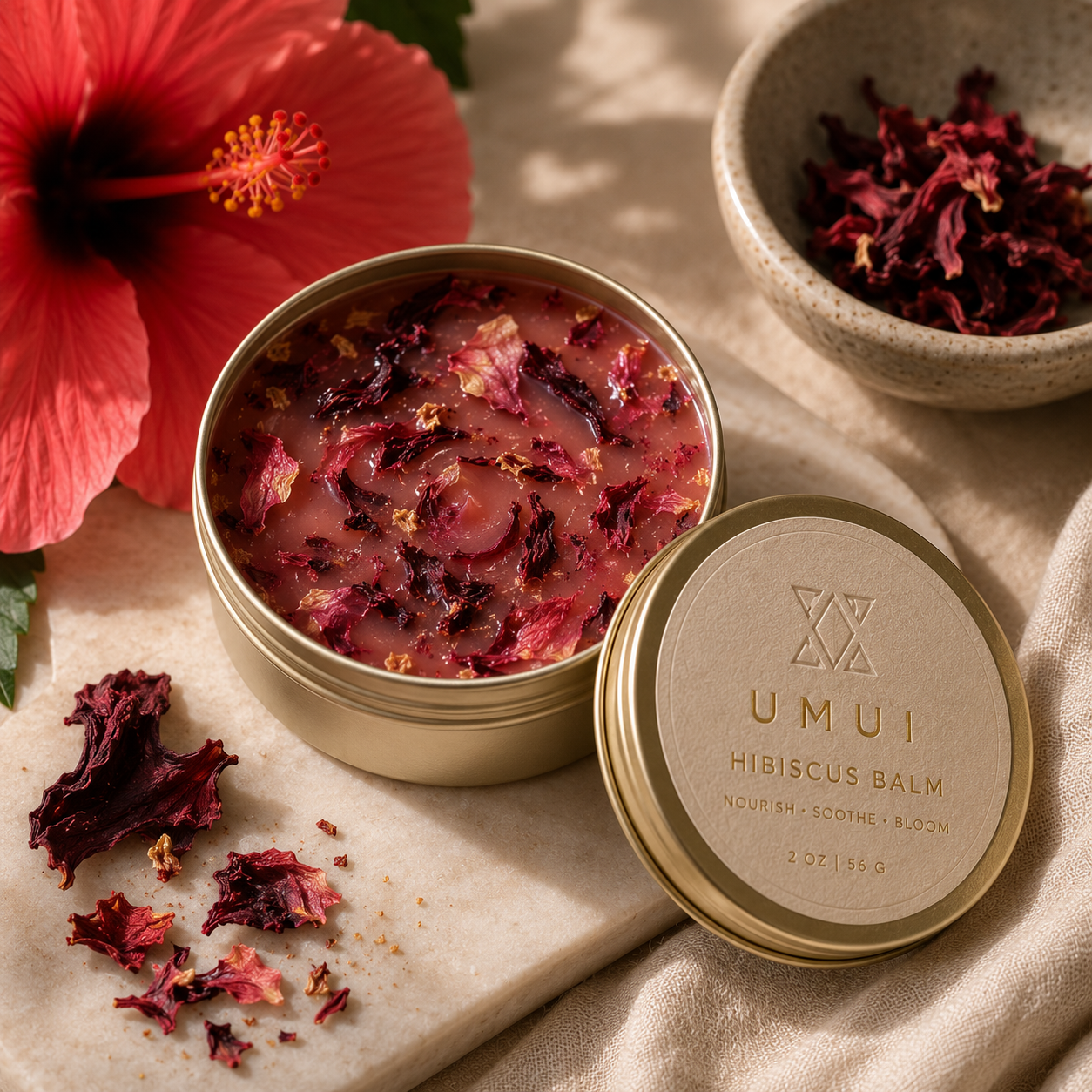 Hibiscus balm