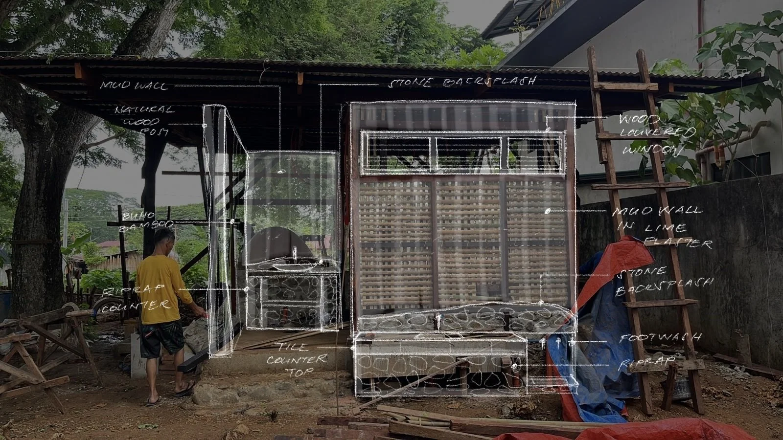 COMMUNITY BUILD: Mud wall - Day 2