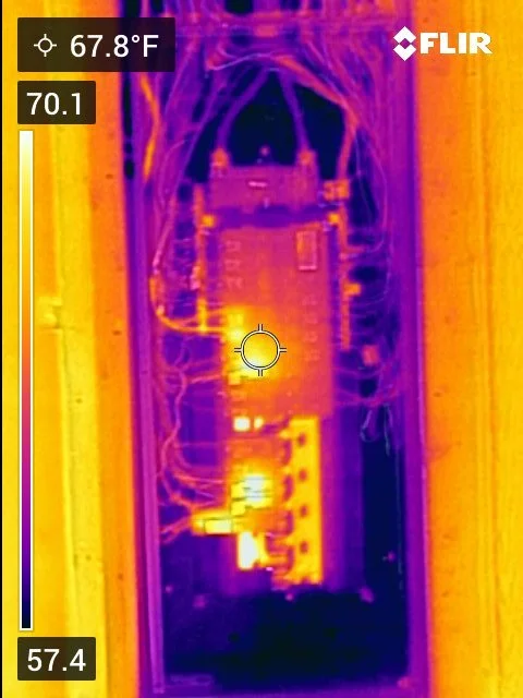 Thermal Imaging of a Panelboard