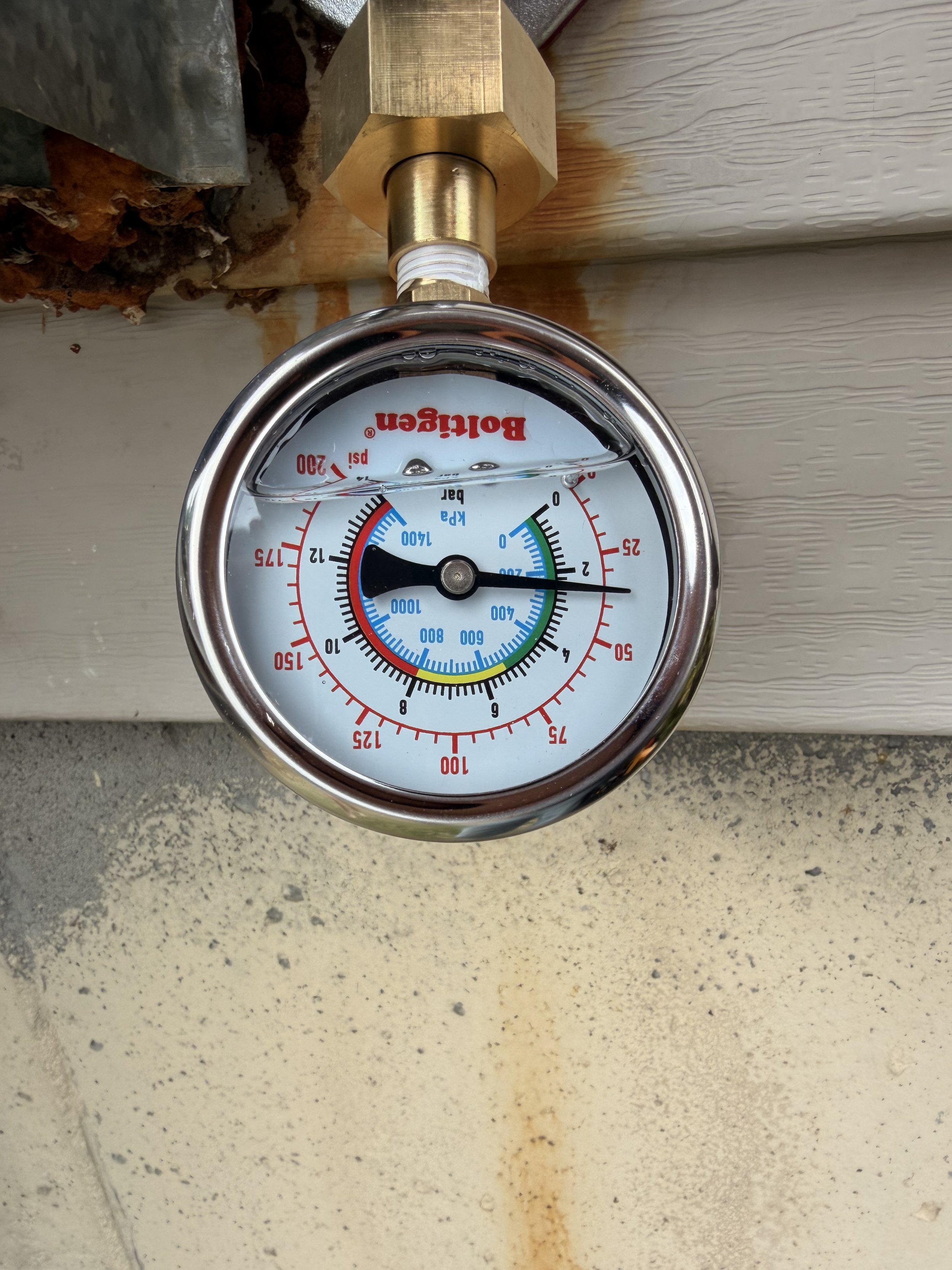 Home Water Pressure Test