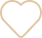 A simple heart outline icon