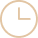 A simple clock icon with a circular face and two hands indicating the time.