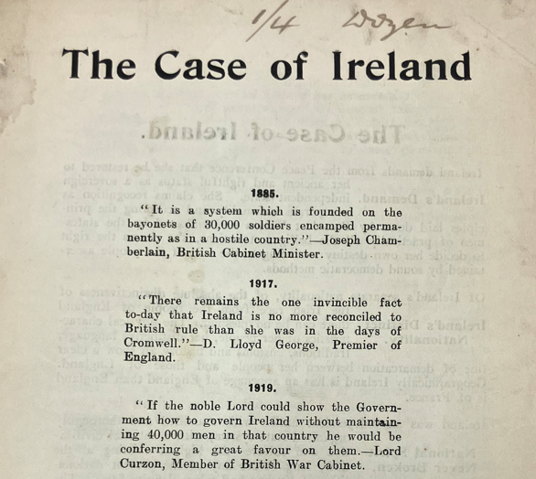 "The Case of Ireland"