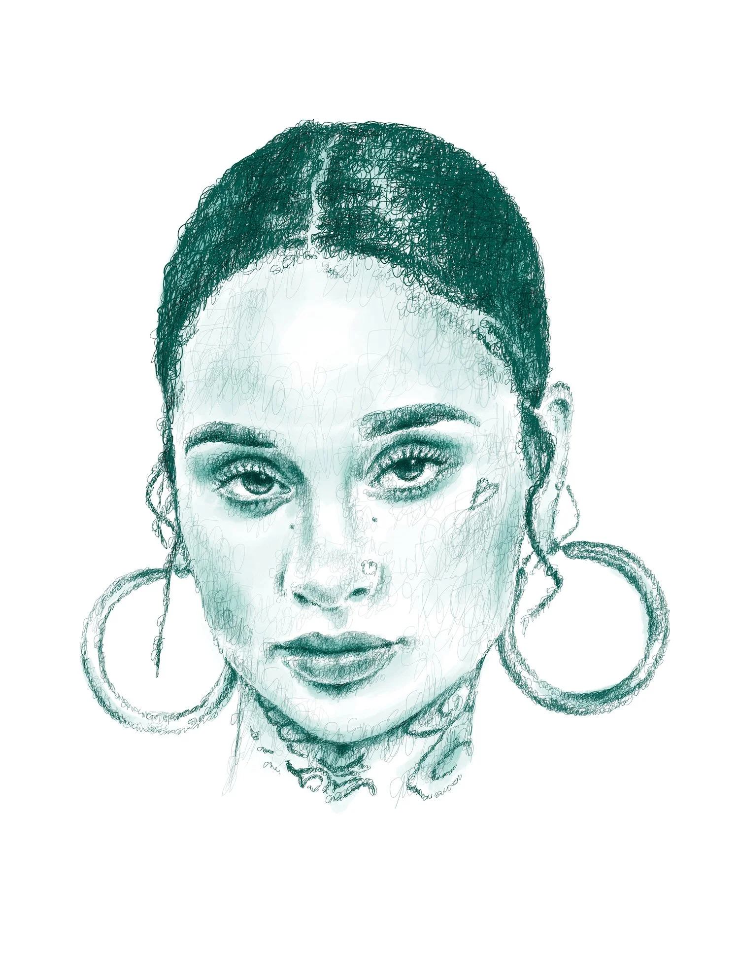 510 / kehlani, 2021, digital [procreate]